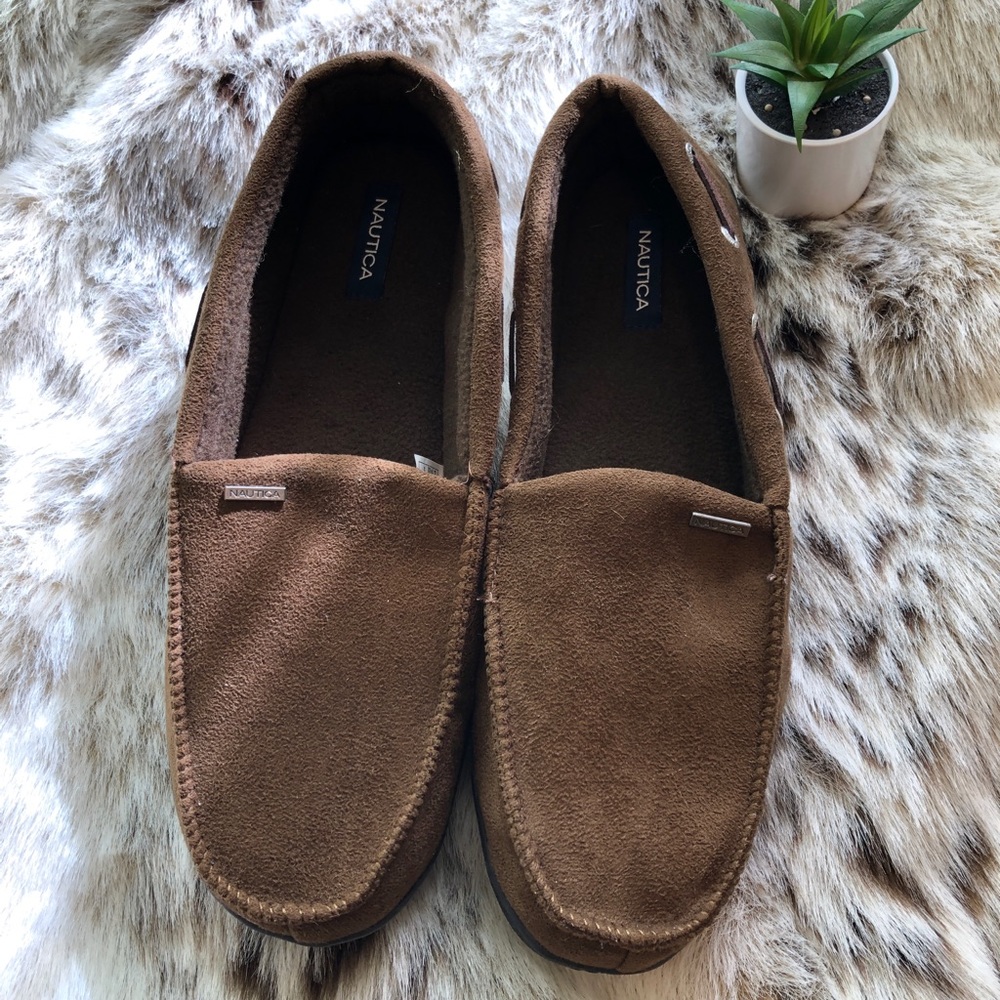 Nautica Brown Slippers!